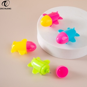 Hot Sale Kids Cadeaus Vliegtuigvormige Pen Kleurrijk Klassiek Speelgoed Voor Kinderspeelgoed - Product Image 2