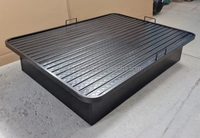 Base de lit de plate-forme moderne de luxe roi reine lits en métal double taille cadre lits d'hôtel de l'auberge réglables