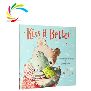 Bulk custom printing full color Bestseller Kiss it Better paperback book kids age1-3 coloring book in stock