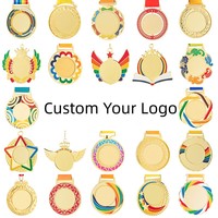 Medallas Personalizadas para Correr, Natación, Taekwondo, Tenis, Tenis de Mesa, Fútbol, Tiro, Voleibol, Medallas en Blanco, Trofeos Deportivos de Metal