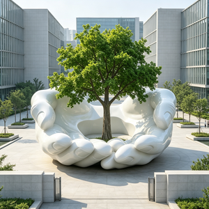 Sculpture <span class=keywords><strong>de</strong></span> main tenant un olivier, <span class=keywords><strong>prix</strong></span> bas - Product Image 1