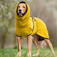 Neuer Europäisch-Amerikanischer Pullover für Haustiere Einfarbiger Fleece-Hundepullover Dickes Warmes Winterkleidungsstück für Große Hunde Großhandel