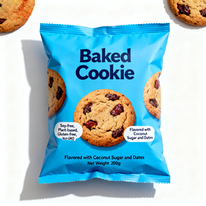 Tùy chỉnh in thiết kế nhiều lớp nhựa Nhiệt Con dấu Snack Donut Biscuit bao bì túi - Product Image 2