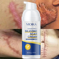 Gel Réparateur Rapide pour Cicatrices d'Acné et Vergetures, Crème Anti-Vergetures et Cicatrices pour le Corps et le Visage, Effet Raffermissant Post-Abdominoplastie