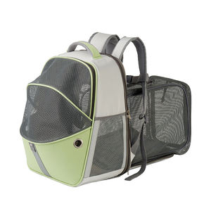 Kinghon Luxury Pet Carrier <b>Backpack</b> Comfortable Ergonomic Expandable Design Ventilated Mesh for Outdoor Zipper Adjustable Cloth - Product Image 1
