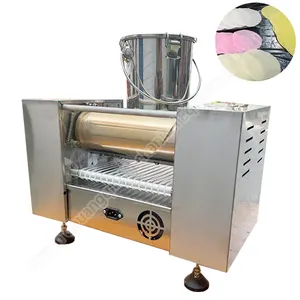 Popiah cilt sarıcı yapma makinesi meksika kek makinesi Crepe krep kek yapma makinesi tedarikçisi