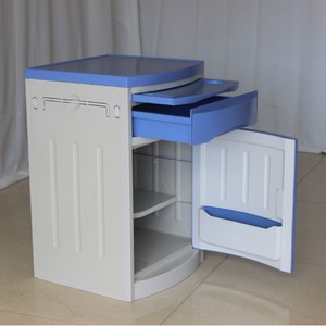 Mesa de Noche de Plástico ABS GH1202 con Cajón y Puerta para Uso en Habitaciones de Hospital - Product Image 2