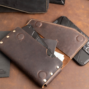 Crazy Horse Leather Waist Phone Bag With Wallet Function Magnetic Buckle Belt <b>Clip</b> For Outdoor Travel <b>Spring</b> 2026 - Product Image 2