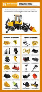 HQ-WZ-8-<span class=keywords><strong>12</strong></span> chargeuse pelleteuse pelle chinoise traction sur roues <span class=keywords><strong>mini</strong></span> pelleteuse pelleteuse tracteur pelleteuse - Product Image 6