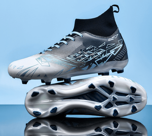 Botas de Fútbol Profesionales para Hombre, de Corte Alto, con Soporte de Tobillo, para Juego Competitivo en Césped Natural - Product Image 4