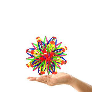 Multicolored Telescopic <b>Balls</b> Wholesale Rainbow Color Expandable <b>Ball</b> Stress Reliever Toy Plastic Stretching Telescopic <b>Ball</b> Kid - Product Image 2