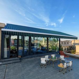 <span class=keywords><strong>Toldos</strong></span> <span class=keywords><strong>y</strong></span> <span class=keywords><strong>toldos</strong></span> <span class=keywords><strong>para</strong></span> exteriores de Metal con sombra retráctil temporal <span class=keywords><strong>para</strong></span> casas, toldo retráctil, soporte de techo - Product Image 2