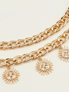 Luxe Sexy Vague Taille Chaîne Ceinture Soleil Charme Corps Bijoux pour <span class=keywords><strong>Plus</strong></span> La Taille - Product Image 6