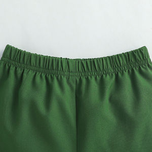 2024 mùa hè 2pcs trẻ mới biết đi cậu bé trang phục ngắn tay áo khủng long Nút xuống áo sơ mi + eo đàn hồi Quần áo bộ - Product Image 4