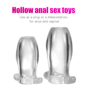 Unisex Masturbator Intimate Goods Vagina Anal Sex Toys <strong>Hollow</strong> <strong>Butt</strong> <strong>Plug</strong> - Product Image 5