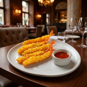 Crevettes entières surgelées façon japonaise, panées aux céréales, pour amuse-gueules, export en vrac, OEM personnalisé - Product Image 3