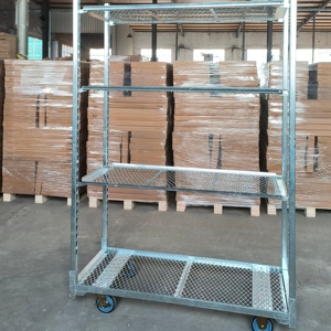 Triciclo de Carga de Acero Danés Ce, Carrito de Jardín, Carrito Danés para Exteriores con Estante Extraíble y Características CC para Jardín - Product Image 3