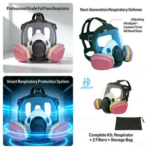 Protector Facial Completo Reutilizable con Amplio Campo <span class=keywords><strong>de</strong></span> Visión para Pintura, Pulido, Soldadura y Otros Trabajos - Product Image 3