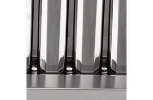 ฝ้าเพดาน Cubica: กระโปรงหน้ารถแบบอิตาลีที่ดีที่สุดมีฮู้ดสเตนเลสรักษาควันและอากาศโรงแรมและร้านอาหารห้องครัวแบบมืออาชีพ - Product Image 2