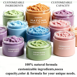 Natural Matcha <strong>Body</strong> <strong>Scrub</strong> Face <strong>Scrub</strong> Green Tea Deep Cleansing Exfoliator <strong>Scrub</strong> - Product Image 4