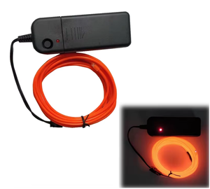 Đèn <span class=keywords><strong>Led</strong></span> Xe Trang Trí Ánh Sáng Neon <span class=keywords><strong>Usb</strong></span> Dance Party Lights Linh Hoạt El Dây Rope Ống Strips Cho Giáng Sinh Holiday Decora - Product Image 2