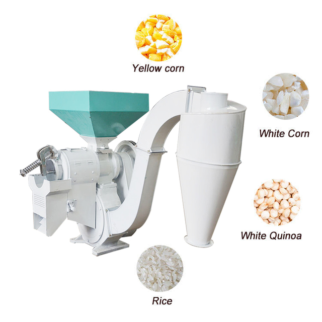 NF280 Mini Corn Maize Peeling Machine | 500kg/h Multifunctional Grain Dehuller for Wheat Sorghum Household Use