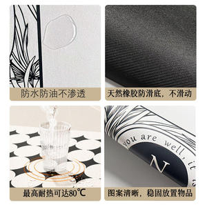 Mantel individual largo color crema de poliéster lavable estilo nórdico para protección de muebles, aparadores y soportes de TV - Product Image 5