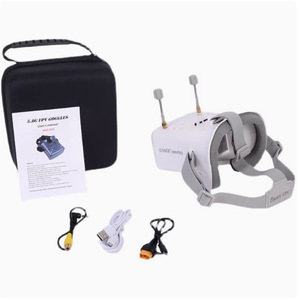 Gafas FPV Langshite 008D PRO 5.8G con DVR para carreras de drones, gafas deportivas portátiles para jóvenes y hombres - Product Image 3