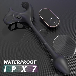 Giocattoli Sessuali Anali per Uomo, Vibratore Anale con 9 Velocità, Anello Vibrante per Massaggio Testicolare, Stimolatore P-Spot con Telecomando - Product Image 4
