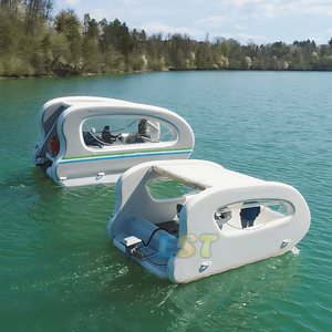 Bateau de plaisance gonflable Bateau artisanal Bateau de fête électrique <span class=keywords><strong>à</strong></span> énergie <span class=keywords><strong>solaire</strong></span> Catamaran <span class=keywords><strong>solaire</strong></span> gonflable Bateaux - Product Image 2