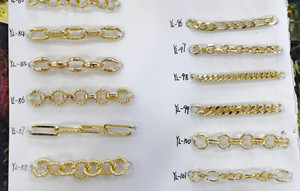 WT-BC157 WKT Lớn Chunky Brass 18K Bất Vàng Mạ Trang Sức Chuỗi Cho Thiết Kế Tất Cả Có Thể Được Tùy Chỉnh Làm - Product Image 3