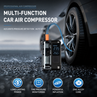 Compresseur d'air numérique intelligent rapide Visible Design 150 PSI 6000 mAh 100 W Type-C rechargeable en ABS pour gonflage d'urgence des pneus de voiture