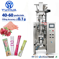 Machine d'emballage automatique YH VFFS pour sachets de 2g de suppléments de beauté, électrolytes, poudre de jus hydratant en stick