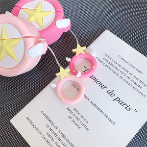 Nuovo Design Cartoon Wings <span class=keywords><strong>3D</strong></span> custodia in Silicone personaggio Air Pods Cover per Apple Airpods 1 2 custodia per Airpod Pro - Product Image 3