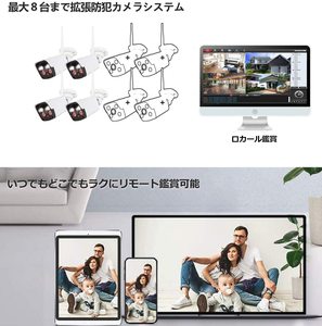 Wesecuu 8CH NVR <span class=keywords><strong>Kit</strong></span> không dây an ninh Hệ thống <span class=keywords><strong>camera</strong></span> không dây NVR <span class=keywords><strong>Kit</strong></span> CCTV NVR an ninh máy ảnh <span class=keywords><strong>Wifi</strong></span> - Product Image 6