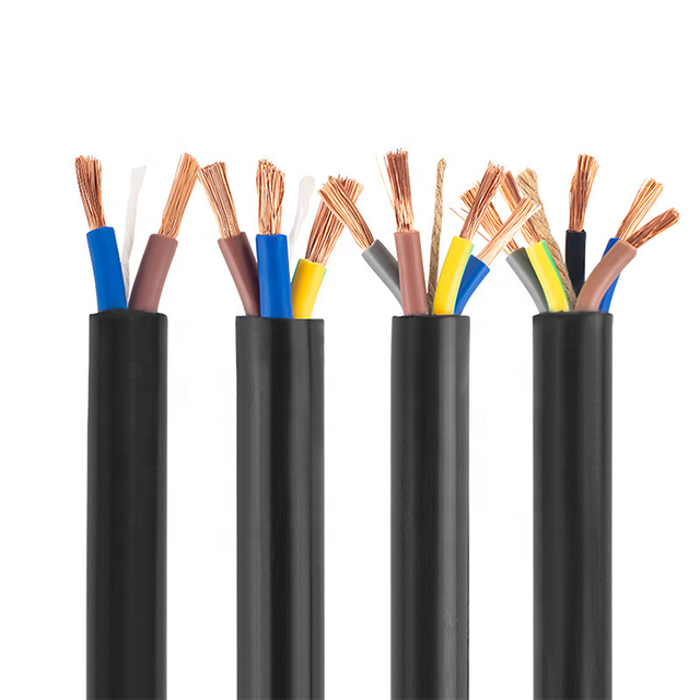 LSZH Fireproof Multi-Core Electric Cable Wire 2/3/4*0.75/1/1.5/2.5mm XLPE Shielded PVC Insulated Copper Power Cable