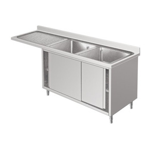 Tabla de drenaje de fregadero de cocina de acero inoxidable personalizable VICTORY, suministro de fábrica, equipo de catering para hoteles y restaurantes - Product Image 5