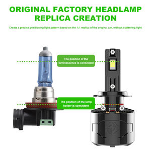 Kit <span class=keywords><strong>de</strong></span> Conversión <span class=keywords><strong>de</strong></span> Faros LED para Automóviles y Camiones X9 <span class=keywords><strong>de</strong></span> Alto Lumen, Sin Errores Canbus, 200W, 15000LM, 6500K, 12V, 24V, H4, H7, 9005 - Product Image 4