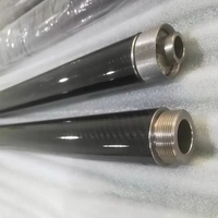 Perche télescopique en fibre de carbone à filetage, tube carré en fibre de carbone, connecteur pour perche à eau, perche de nettoyage de vitres, perche de ski