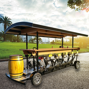 2025 cerveza bicicleta autobús asiento turismo excursiones ciclo fiesta Pedal cerveza bicicleta eléctrica turista cerveza bicicleta - Product Image 6