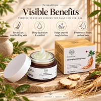 Crème Visage Revitalisante au Ginseng Coréen Fermenté Anti-Âge Raffermissante Hydratante Éclaircissante Soin Anti-Rides Renouvellement Cutané Hydratant