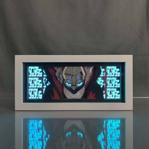 Anime LED Night Light Box Dandadan pour enfants Chambre à coucher Décoration Nightlight Lightbox <span class=keywords><strong>Manga</strong></span> <span class=keywords><strong>3d</strong></span> Paper Cut Desk Lamp Dandadan - Product Image 4