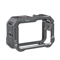 AMagisn Cage Métallique de Protection Intégrale à Dégagement Rapide avec Griffe Porte-Accessoire pour Caméra Sportive DJI Osmo Action 6