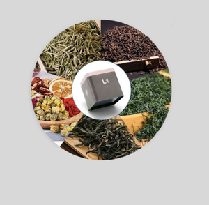 Boîtes à thé empilables, larges boîtes à thé carrées, noires et métalliques, emballage, vente en gros, 20 pièces - Product Image 6