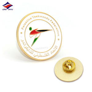 Trung Quốc Nhà Máy Làm Cho Của Riêng Bạn Kim Loại Huy Hiệu Mềm Men Kẽm Hợp Kim Kim Công Ty Huy Hiệu Huy Hiệu Nút Máy Làm Vòng Hình Dạng - Product Image 4