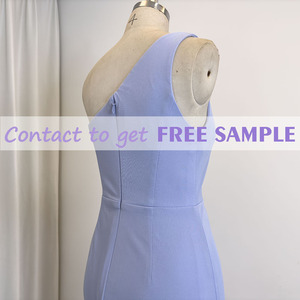 Abiti da adolescente personalizzabili monospalla Sexy maglia <span class=keywords><strong>Color</strong></span> <span class=keywords><strong>lavanda</strong></span> abito da sera abito da damigella - Product Image 4