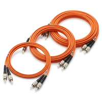 Cordon de raccordement fibre optique multimode FC-FC UPC 2,0 mm 1m/2m/3m/5m/10m pour FTTH/FTTB/FTTX et réseau sans fil avec garantie d'un an