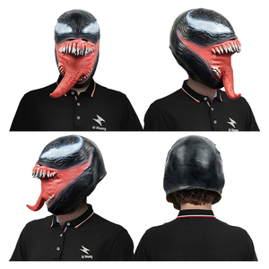 Topeng Deadpool Wade Winston Wilson alat peraga Cosplay Halloween, topeng pesta pahlawan super, topeng lateks - Product Image 5