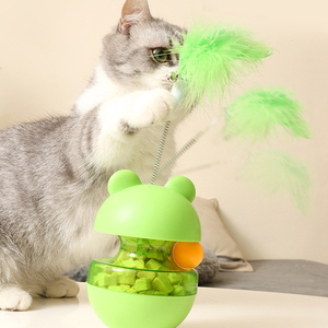 Nuevo Juguete para Gatos: Dispensador de Comida Interactivo para Aliviar el Aburrimiento - Suministros para Mascotas con Bola Antiderrame - Product Image 4