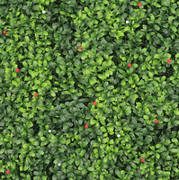 Panneaux muraux d'herbe verte artificielle Panneaux extérieurs et intérieurs artificiels Faux plantes Mur vert pour hôtel et maison